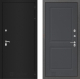 Входная металлическая Дверь Лабиринт (LABIRINT) Classic шагрень черная 11 Графит софт в Наро-Фоминске