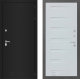 Входная металлическая Дверь Лабиринт (LABIRINT) Classic шагрень черная 14 Дуб кантри белый горизонтальный в Наро-Фоминске