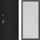 Входная металлическая Дверь Лабиринт (LABIRINT) Classic шагрень черная 06 Белое дерево в Наро-Фоминске
