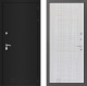 Входная металлическая Дверь Лабиринт (LABIRINT) Classic шагрень черная 06 Сандал белый в Наро-Фоминске