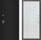 Входная металлическая Дверь Лабиринт (LABIRINT) Classic шагрень черная 12 Белое дерево в Наро-Фоминске