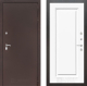 Дверь Лабиринт (LABIRINT) Classic антик медь 27 Белый (RAL-9003)