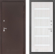 Входная металлическая Дверь Лабиринт (LABIRINT) Classic антик медь 01 Сандал белый в Наро-Фоминске