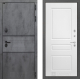 Входная металлическая Дверь Лабиринт (LABIRINT) Инфинити 03 Белый софт в Наро-Фоминске