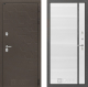 Входная металлическая Дверь Лабиринт (LABIRINT) Смоки 22 Белый софт в Наро-Фоминске