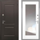 Дверь Интекрон (INTECRON) Кампо ФЛЗ-120-М Зеркало Белый матовый в Наро-Фоминске
