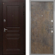 Входная металлическая Дверь Интекрон (INTECRON) Брайтон Тиковое Дерево Гладкая Гранж в Наро-Фоминске