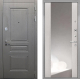Дверь Интекрон (INTECRON) Брайтон Графит ФЛЗ-516 Зеркало Сосна белая в Наро-Фоминске