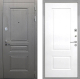 Входная металлическая Дверь Интекрон (INTECRON) Брайтон Графит Альба Роял Вуд белый в Наро-Фоминске