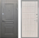 Входная металлическая Дверь Интекрон (INTECRON) Брайтон Графит ФЛ-102 Сосна белая в Наро-Фоминске