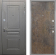 Входная металлическая Дверь Интекрон (INTECRON) Брайтон Графит Гладкая Гранж в Наро-Фоминске