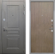 Дверь Интекрон (INTECRON) Брайтон Графит Гладкая шпон Венге коричневый в Наро-Фоминске