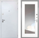Дверь Интекрон (INTECRON) Колизей White ФЛЗ-120-М Зеркало Белый матовый в Наро-Фоминске