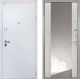 Входная металлическая Дверь Интекрон (INTECRON) Колизей White ФЛЗ-516 Зеркало Сосна белая в Наро-Фоминске