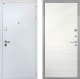 Входная металлическая Дверь Интекрон (INTECRON) Колизей White Гладкая Дуб сильвер поперечный в Наро-Фоминске