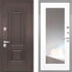 Входная металлическая Дверь Интекрон (INTECRON) Италия ФЛЗ-120-М Зеркало Белый матовый в Наро-Фоминске