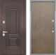 Входная металлическая Дверь Интекрон (INTECRON) Италия Гладкая шпон Венге коричневый в Наро-Фоминске