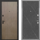 Входная металлическая Дверь Интекрон (INTECRON) Профит Black Венге Коричневый Гладкая Гранит лава оникс в Наро-Фоминске