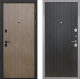 Входная металлическая Дверь Интекрон (INTECRON) Профит Black Венге Коричневый ФЛ-295 Лофт черный в Наро-Фоминске