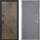 Входная металлическая Дверь Интекрон (INTECRON) Профит Black Гранж Лучи-М Графит софт в Наро-Фоминске