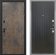 Входная металлическая Дверь Интекрон (INTECRON) Профит Black Гранж ФЛ-295 Лофт черный в Наро-Фоминске