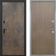 Входная металлическая Дверь Интекрон (INTECRON) Профит Black Гранж Гладкая шпон Венге коричневый в Наро-Фоминске
