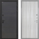 Входная металлическая Дверь Интекрон (INTECRON) Профит Black Эковенге В-07 с молдингом Сандал белый в Наро-Фоминске
