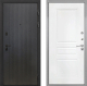 Входная металлическая Дверь Интекрон (INTECRON) Профит Black ФЛ-295 ФЛ-243 Белый матовый в Наро-Фоминске
