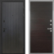 Входная металлическая Дверь Интекрон (INTECRON) Профит Black ФЛ-295 Гладкая Эковенге поперечный в Наро-Фоминске