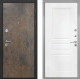 Входная металлическая Дверь Интекрон (INTECRON) Гектор Гранж ФЛ-243 Белый матовый в Наро-Фоминске
