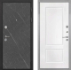 Входная металлическая Дверь Интекрон (INTECRON) Гектор Гранит Лава Оникс КВ-2 Белый матовый в Наро-Фоминске