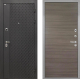 Входная металлическая Дверь Интекрон (INTECRON) Олимпия Black 4К Гладкая Дуб тоскано поперечный в Наро-Фоминске