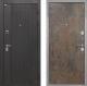 Входная металлическая Дверь Интекрон (INTECRON) Олимпия Black 4К Гладкая Гранж в Наро-Фоминске