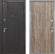 Входная металлическая Дверь Интекрон (INTECRON) Олимпия Black 4К Гладкая Дуб турин в Наро-Фоминске