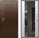 Входная металлическая Дверь Рекс (REX) 1А Медный Антик СБ-16 с Зеркалом Лиственница беж в Наро-Фоминске