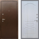 Входная металлическая Дверь Рекс (REX) 1А Медный Антик FL-128 Сандал белый в Наро-Фоминске
