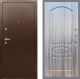 Входная металлическая Дверь Рекс (REX) 1А Медный Антик FL-128 Сандал грей в Наро-Фоминске