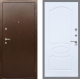 Входная металлическая Дверь Рекс (REX) 1А Медный Антик FL-128 Силк Сноу в Наро-Фоминске