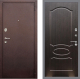 Входная металлическая Дверь Рекс (REX) 2 Медный Антик FL-128 Венге светлый в Наро-Фоминске