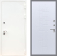 Входная металлическая Дверь Рекс (REX) 5 Белая Шагрень FL-289 Белый ясень в Наро-Фоминске