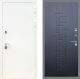 Входная металлическая Дверь Рекс (REX) 5 Белая Шагрень FL-289 Ясень черный в Наро-Фоминске