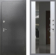 Входная металлическая Дверь Рекс (REX) 2А Серебро Антик СБ-16 с Зеркалом Лиственница беж в Наро-Фоминске