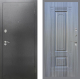 Входная металлическая Дверь Рекс (REX) 2А Серебро Антик FL-2 Сандал грей в Наро-Фоминске