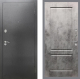 Входная металлическая Дверь Рекс (REX) 2А Серебро Антик FL-117 Бетон темный в Наро-Фоминске