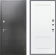 Входная металлическая Дверь Рекс (REX) 2А Серебро Антик FL-117 Силк Сноу в Наро-Фоминске