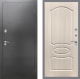 Входная металлическая Дверь Рекс (REX) 2А Серебро Антик FL-128 Беленый дуб в Наро-Фоминске