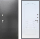 Входная металлическая Дверь Рекс (REX) 2А Серебро Антик FL-128 Белый ясень в Наро-Фоминске