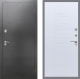 Входная металлическая Дверь Рекс (REX) 2А Серебро Антик FL-289 Белый ясень в Наро-Фоминске