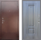 Входная металлическая Дверь Рекс (REX) 1 FL-2 Сандал грей в Наро-Фоминске