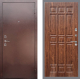 Входная металлическая Дверь Рекс (REX) 1 FL-33 орех тисненый в Наро-Фоминске